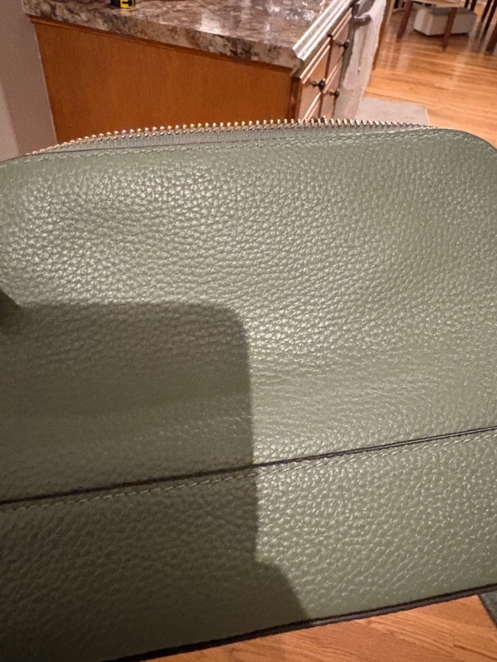 Kate Spade Hanna Southport Avenue Pebbled Leather Crossbody Green WKRU7110